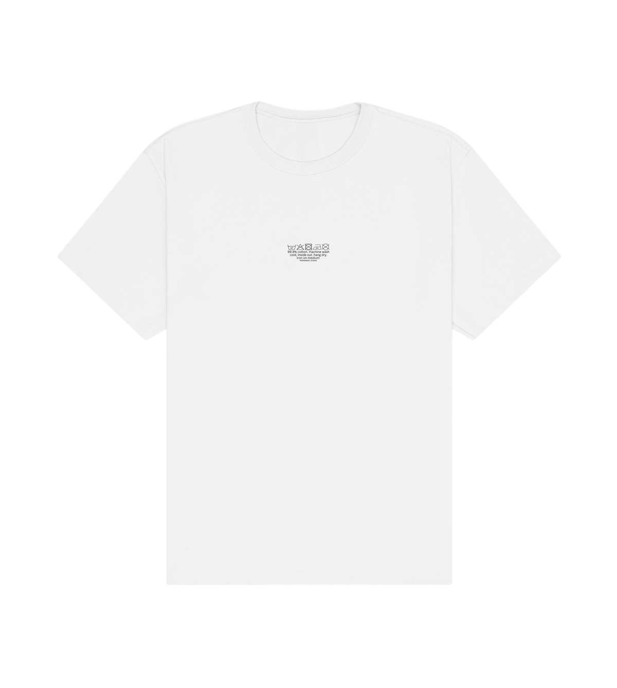 wash with like colors - white tee