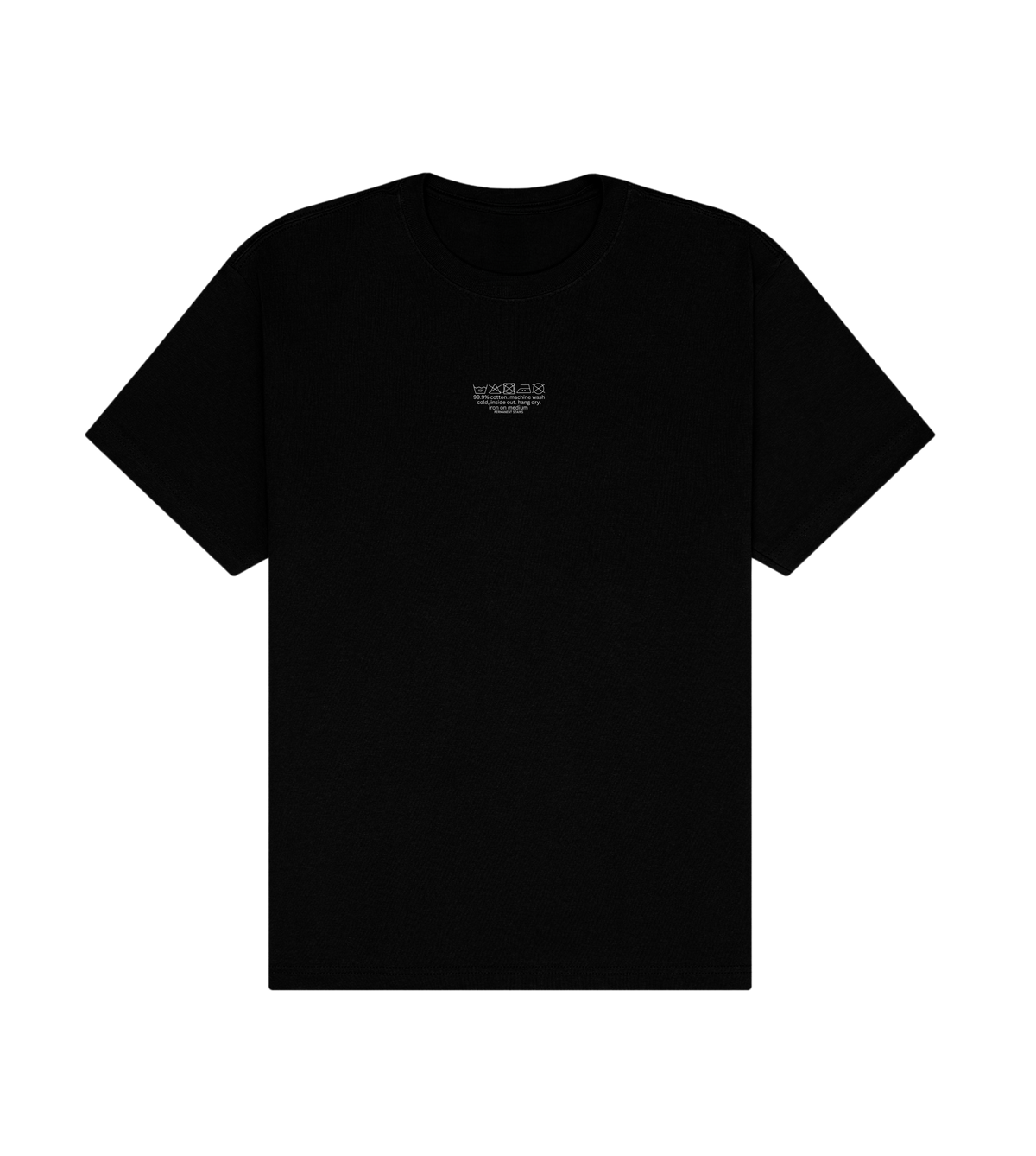wash with like colors - black tee