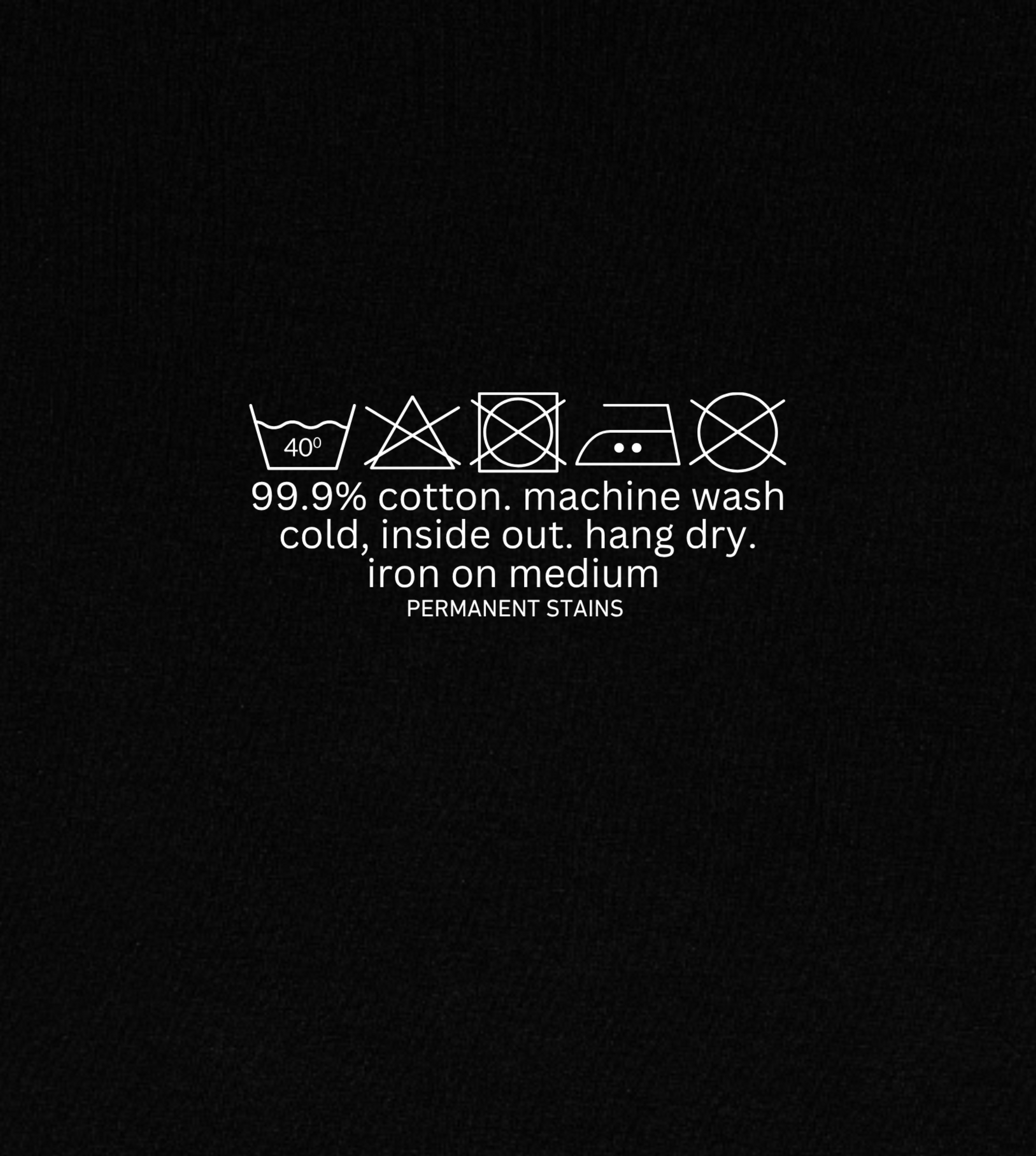 wash with like colors - black tee