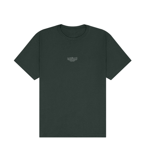 do not iron print - forest green tee