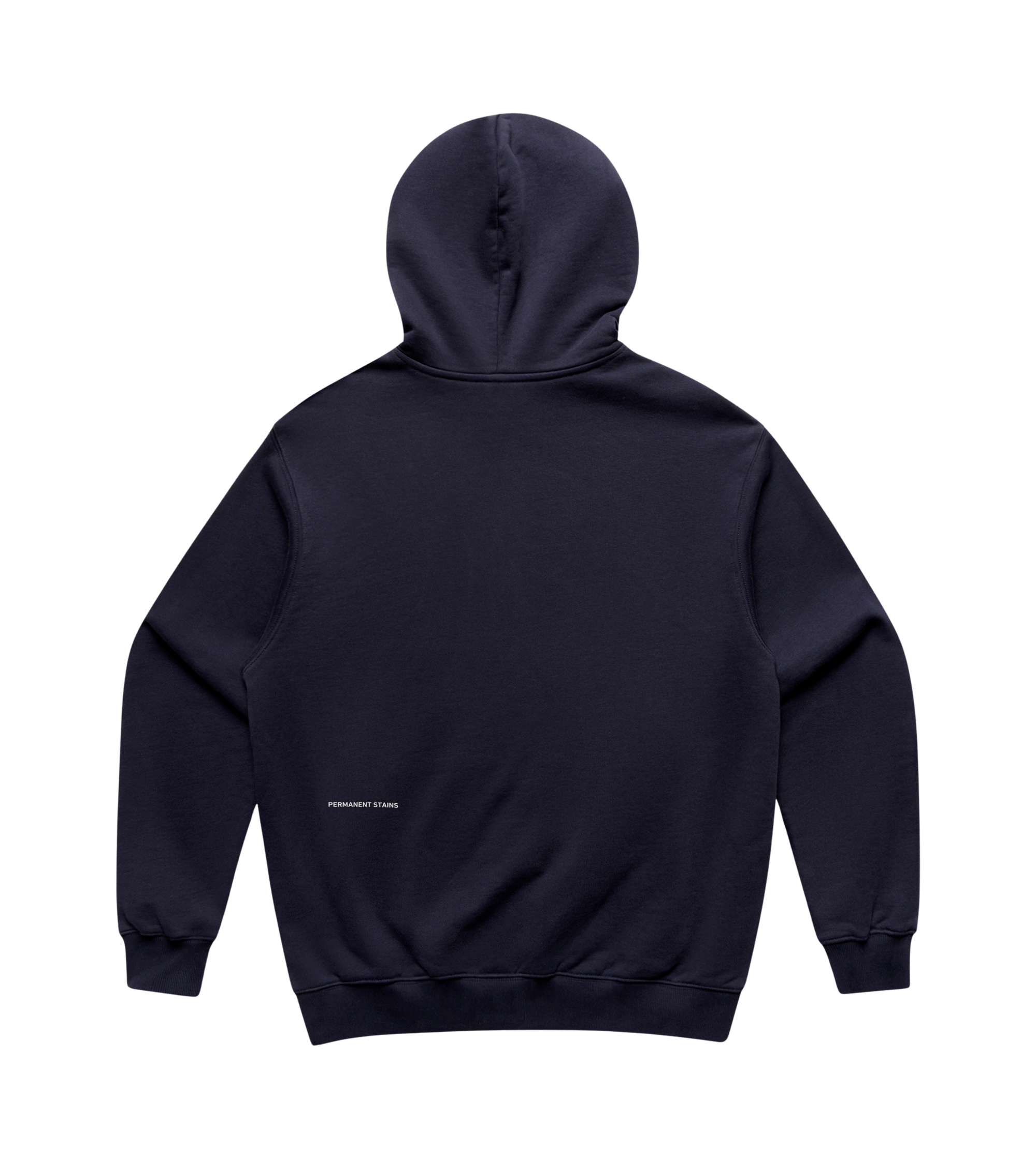 machine gentle - heavy weight ink blue hoodie