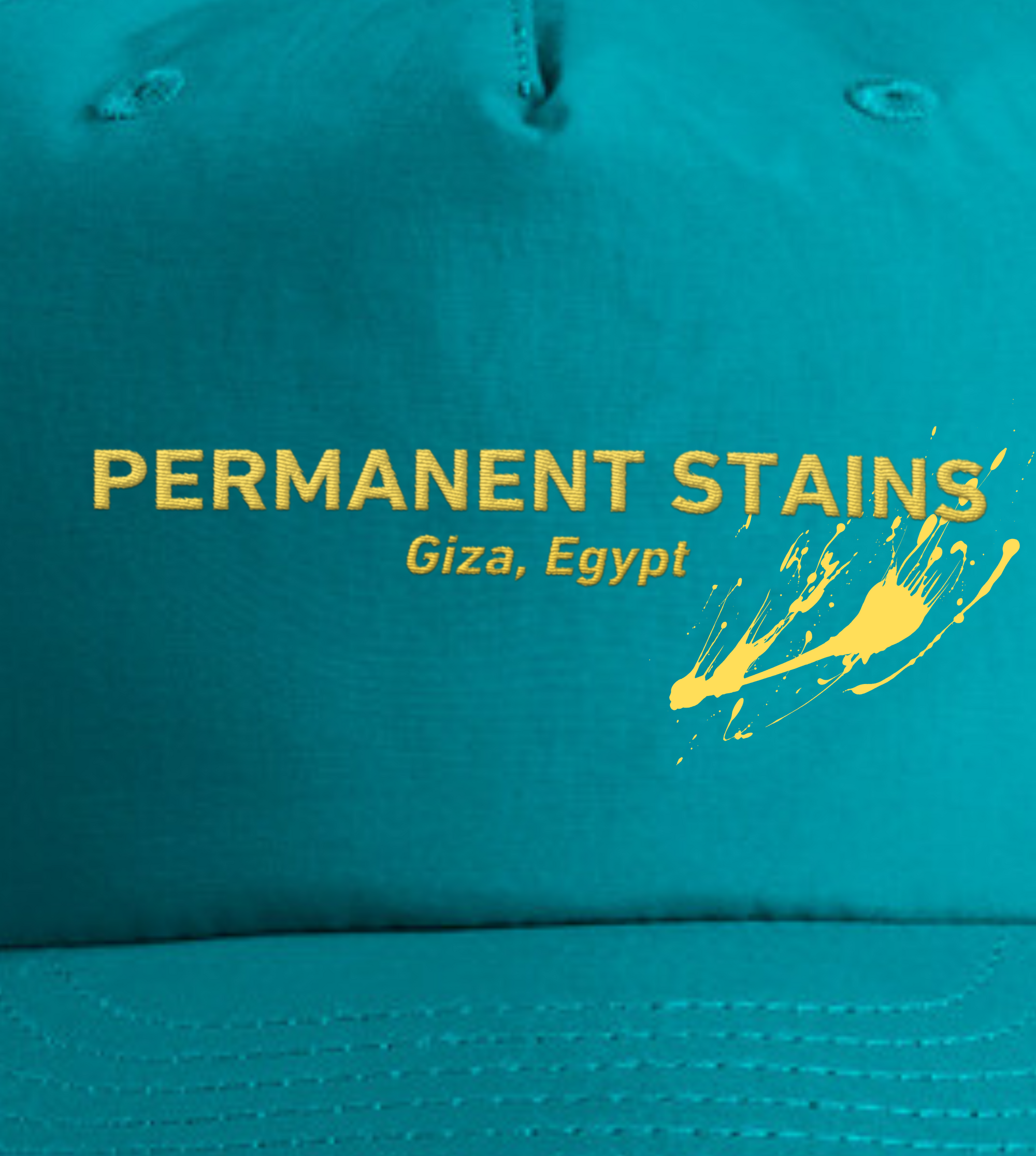 Wet Paint-Teal Nylon Hat